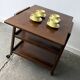 Desserte extensible ou table d'appoint Art Déco vintage des années 1930
