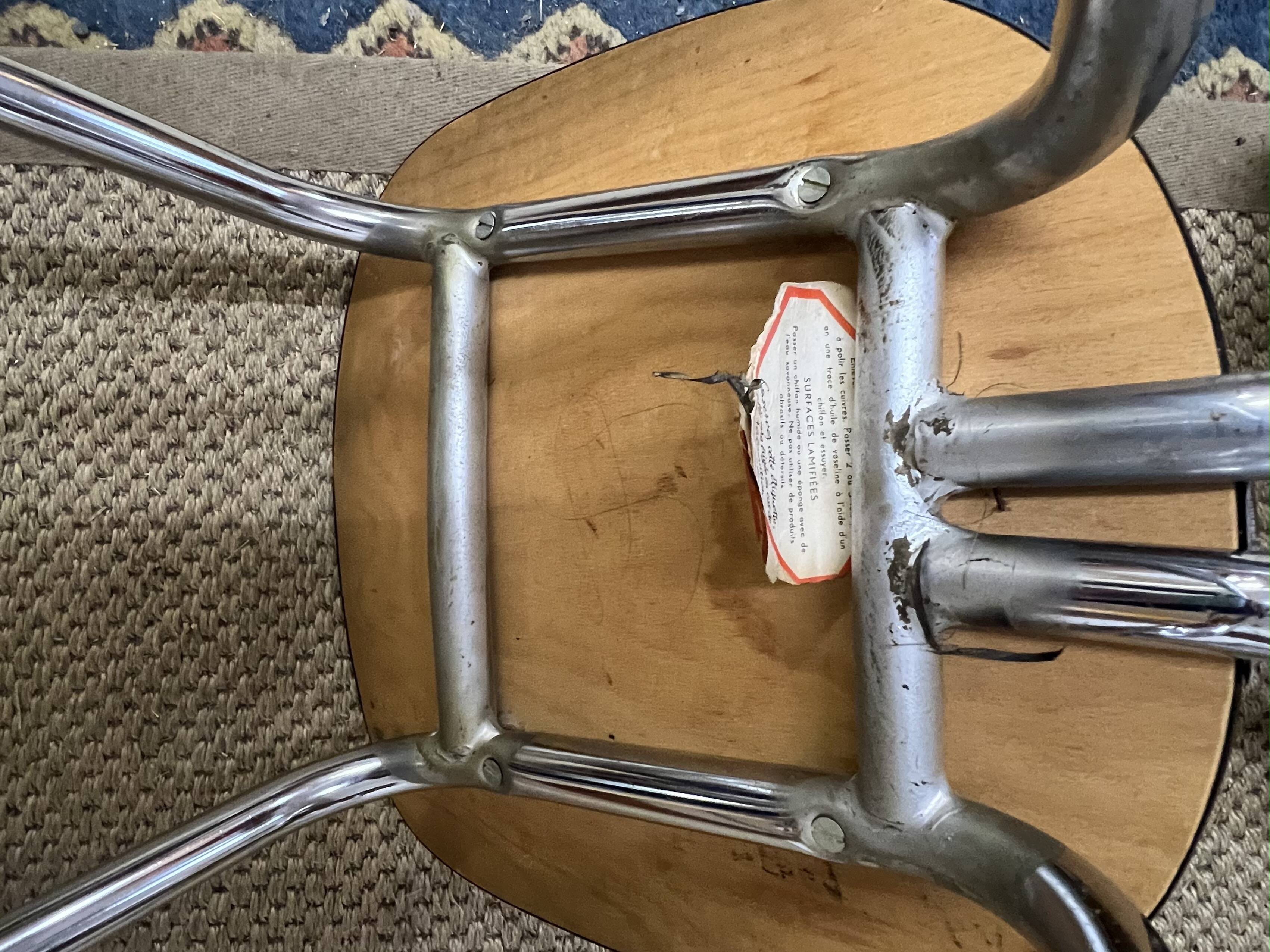 Tublac formica table and chairs set 1970