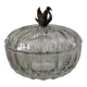 Vintage crystal bonbonnière Val St Lambert