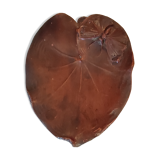 Old empty wooden pocket Art Nouveau butterfly décor