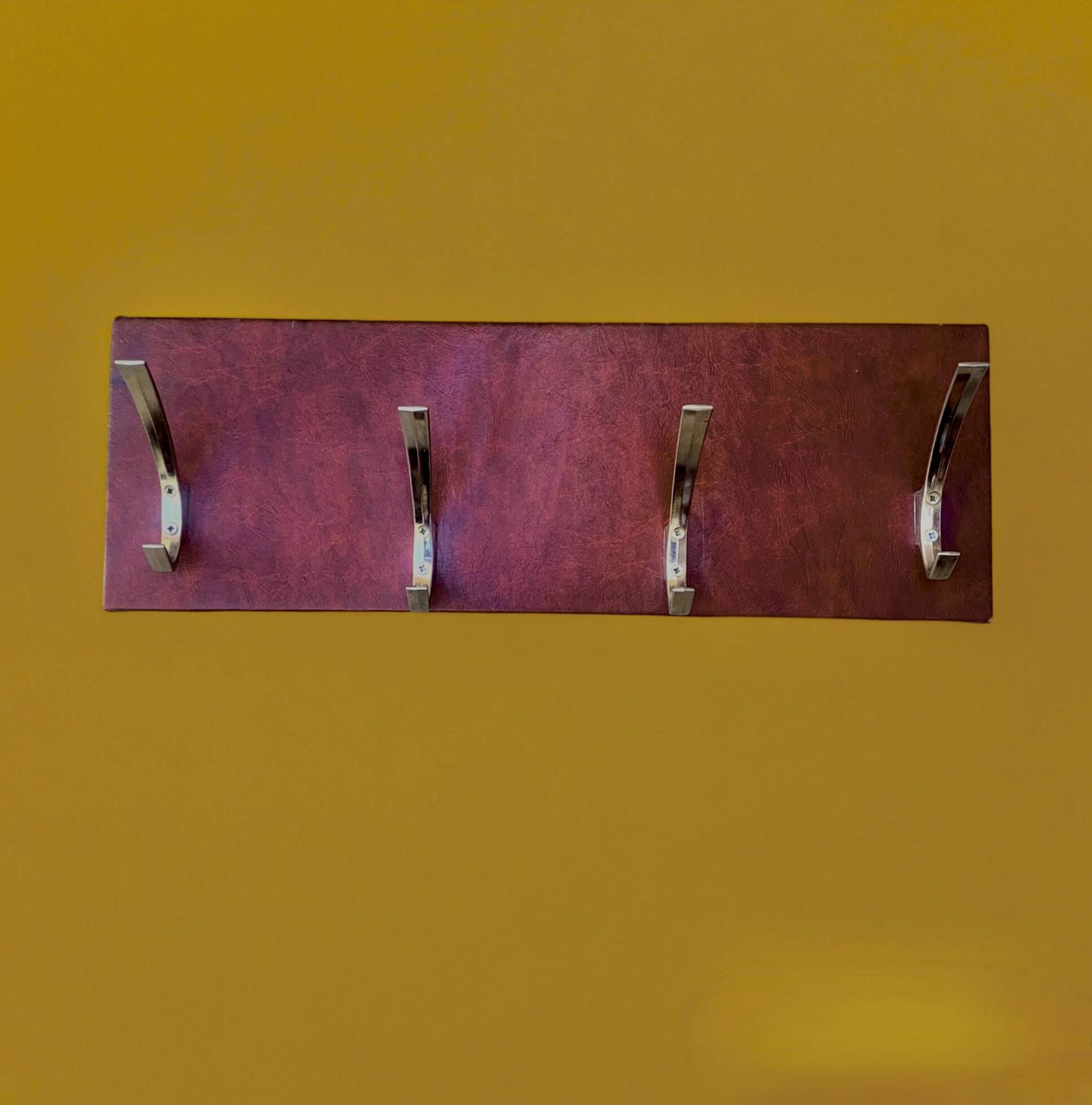 Vintage wall coat rack - 4 hooks