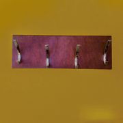 Vintage wall coat rack - 4 hooks