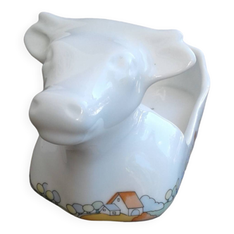 Beurrier en porcelaine