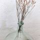 Transparent blown glass carafe