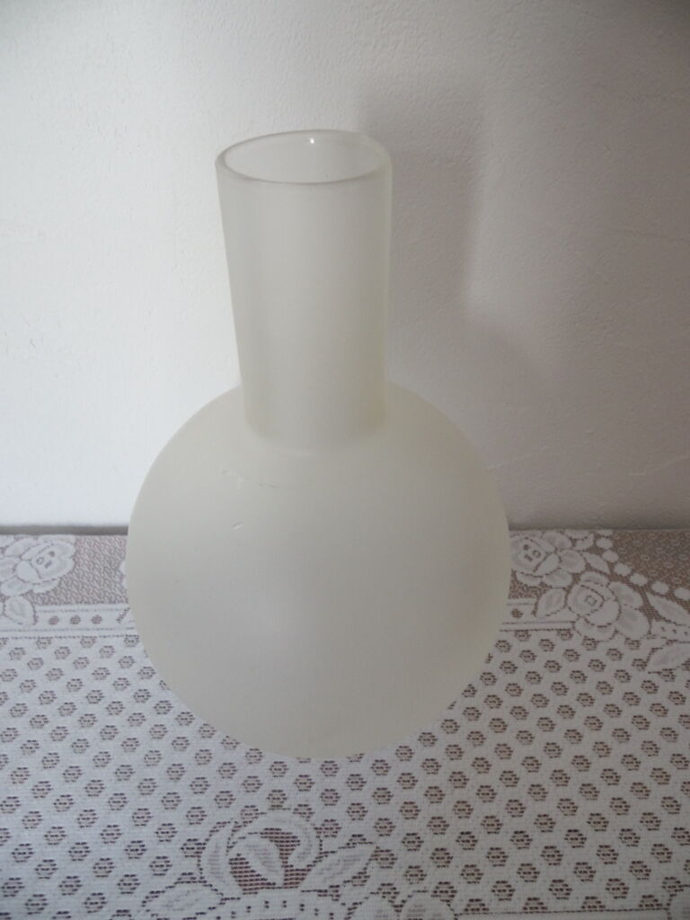 Frosted glass lampshade