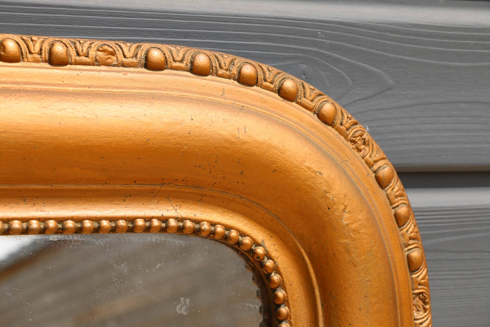 XXL antique gold mirror 1430mm
