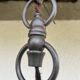Industrial metal pendant light with mirror