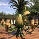 Vintage 1950s pineapple chandelier by Maison Charles.