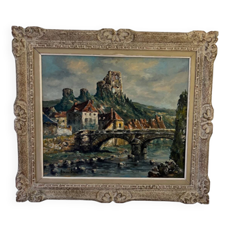 Huile sur toile de raymond besse