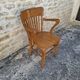 American oak armchair