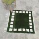 Custom Green Moroccan Carpet 250cm x 200cm