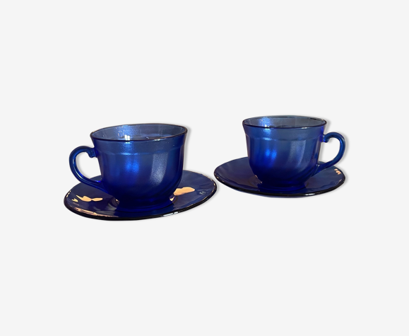 2 tasses et soucoupes Arcoroc