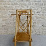 Rattan bedside table, 60s