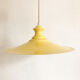 Vintage pendant lamp yellow metal
