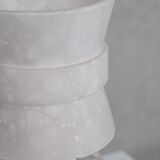 Alabaster french mid-century table lamp