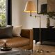 Reading lamp, floor lamp, adjustable arm lamp.