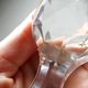 Antique crystal decanter from Nancy, engraved, circa 1920-1930.