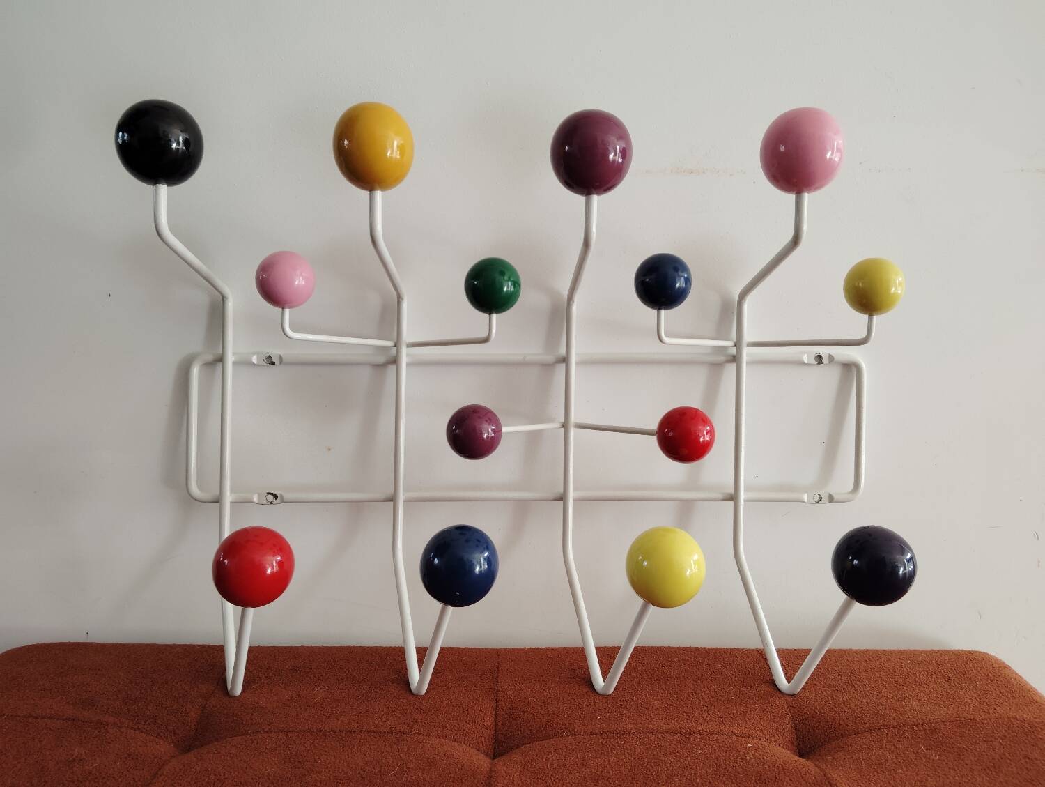 “Hang it all” coat racks by Charles and Ray Eames