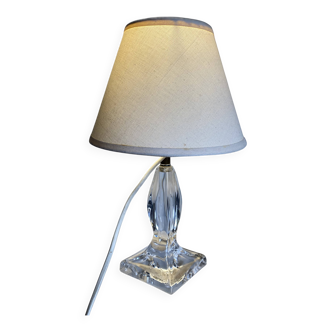 DAUM crystal lamp vintage 1960