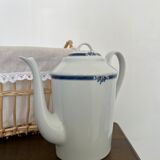 Numbered Sologne porcelain teapot