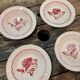 Set of 3 plates Digoin Sarreguemines