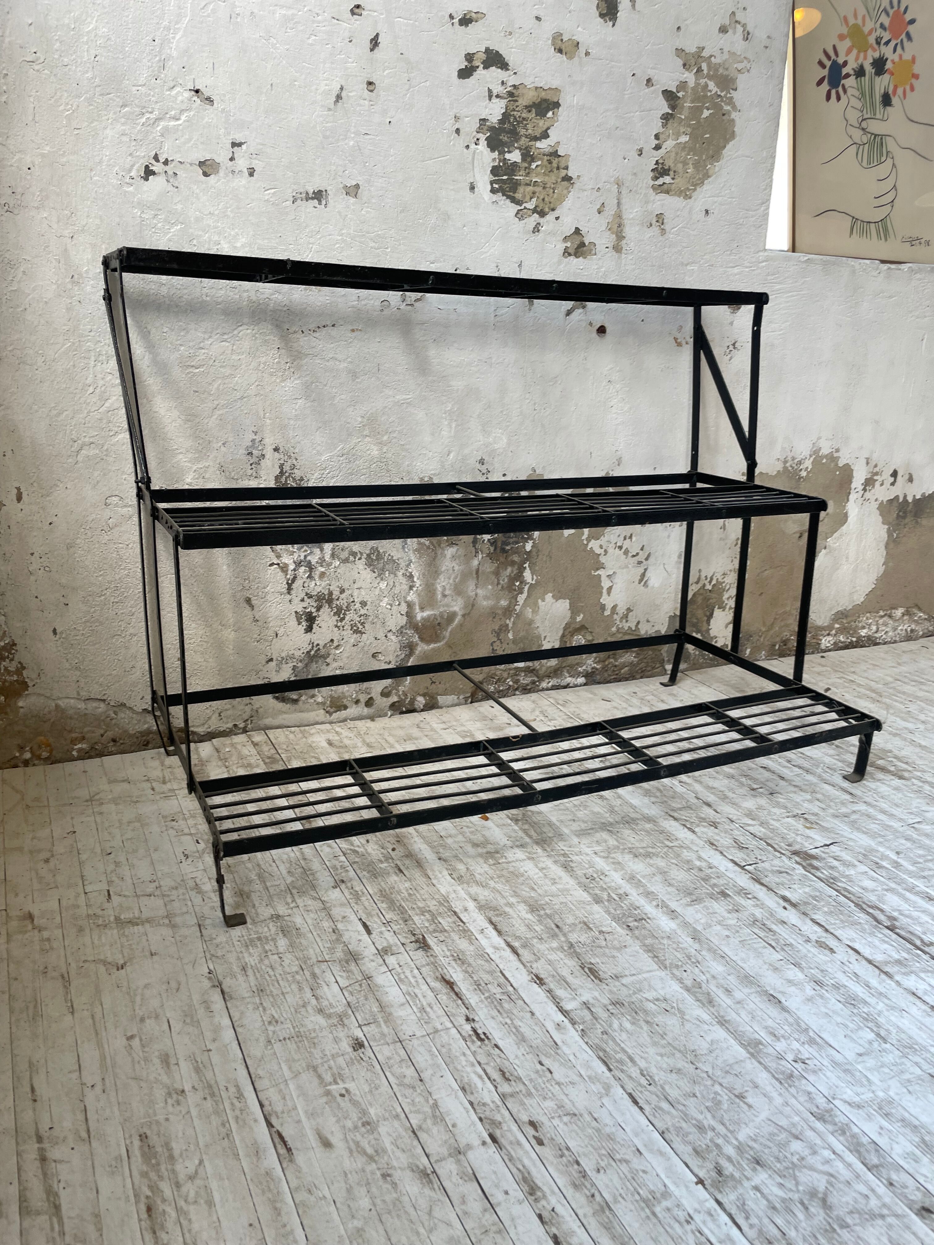 Plant holder florist metal staircase
