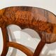 Biedermeier Shovel Chairs in Walnut, Roots Veneer, South Germany, 1845, Set of 6