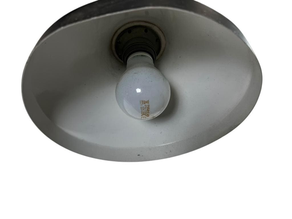 Vintage black chrome floor lamp