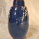 Vase bleu porcelaine de Limoges