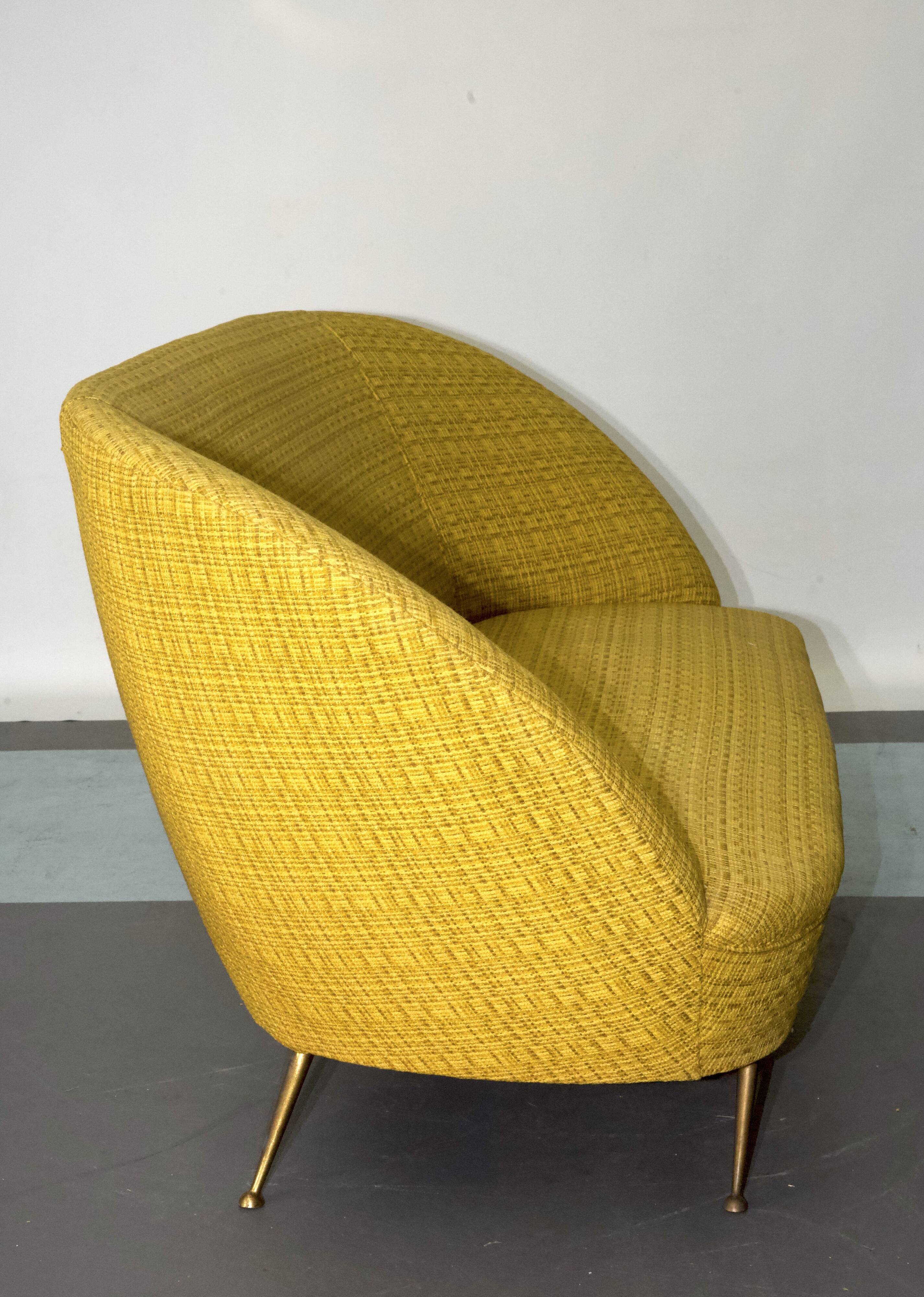 Two-Seater Sofa in the Style of Ico Parisi, Italy, 1950s