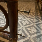 Rattan bed 140x190 cm