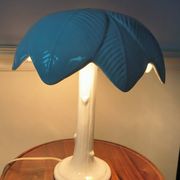 Ceramic palm lamp