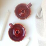 Pair of candle holders 50s