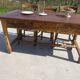 Restored solid oak farmhouse table