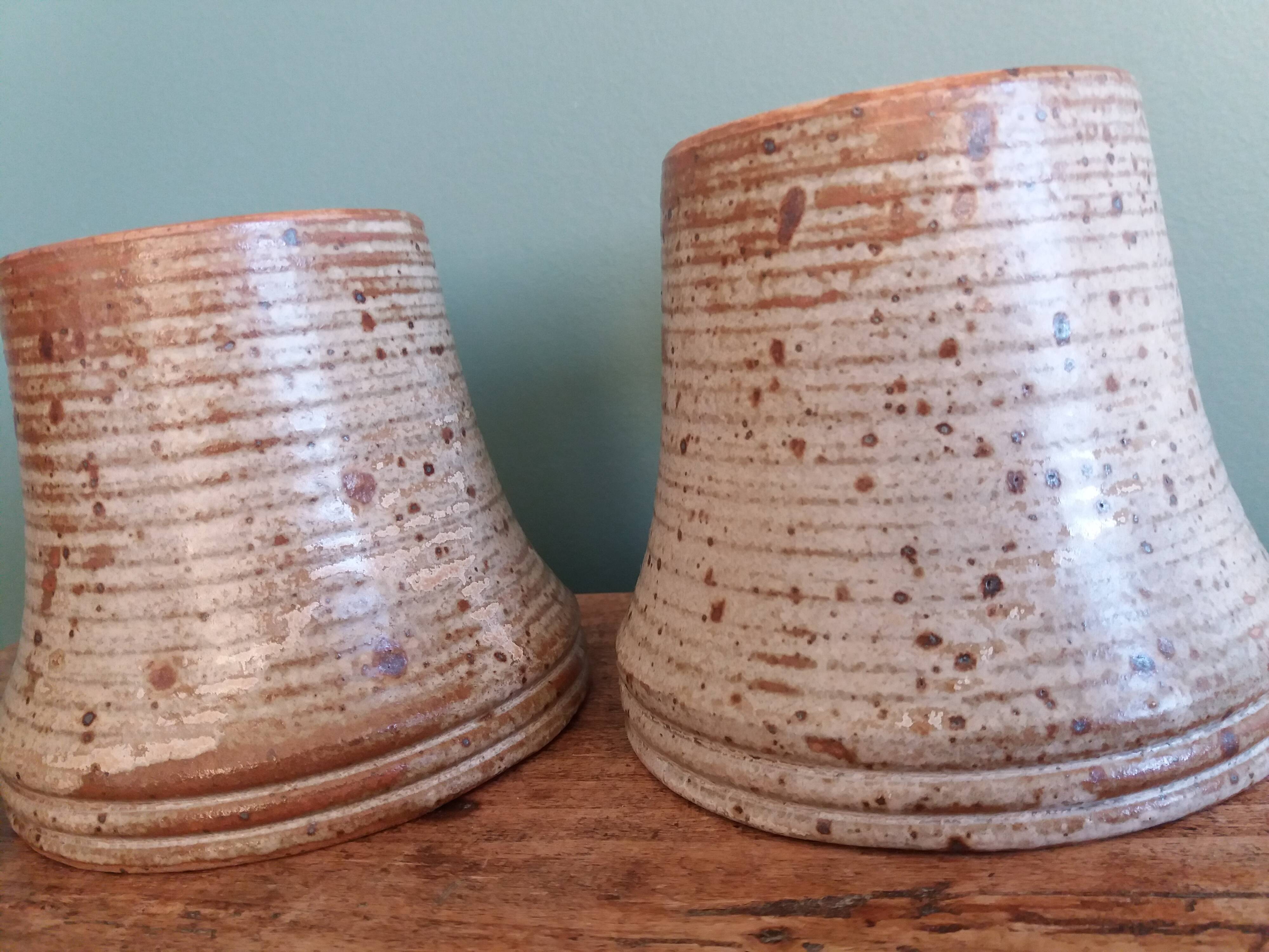 Stoneware mugs from Puisaye by Jean-Pierre Prud’homme