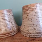 Puisaye stoneware mugs cups by Jean-Pierre Prud'homme