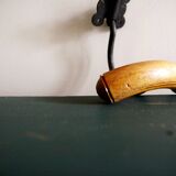 Metal and wood school hook