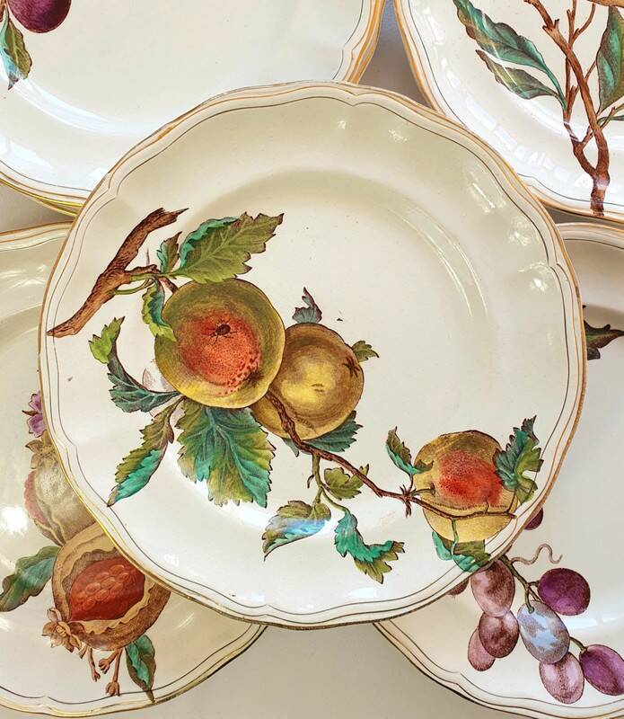 Longchamp Terre de fer dessert plates