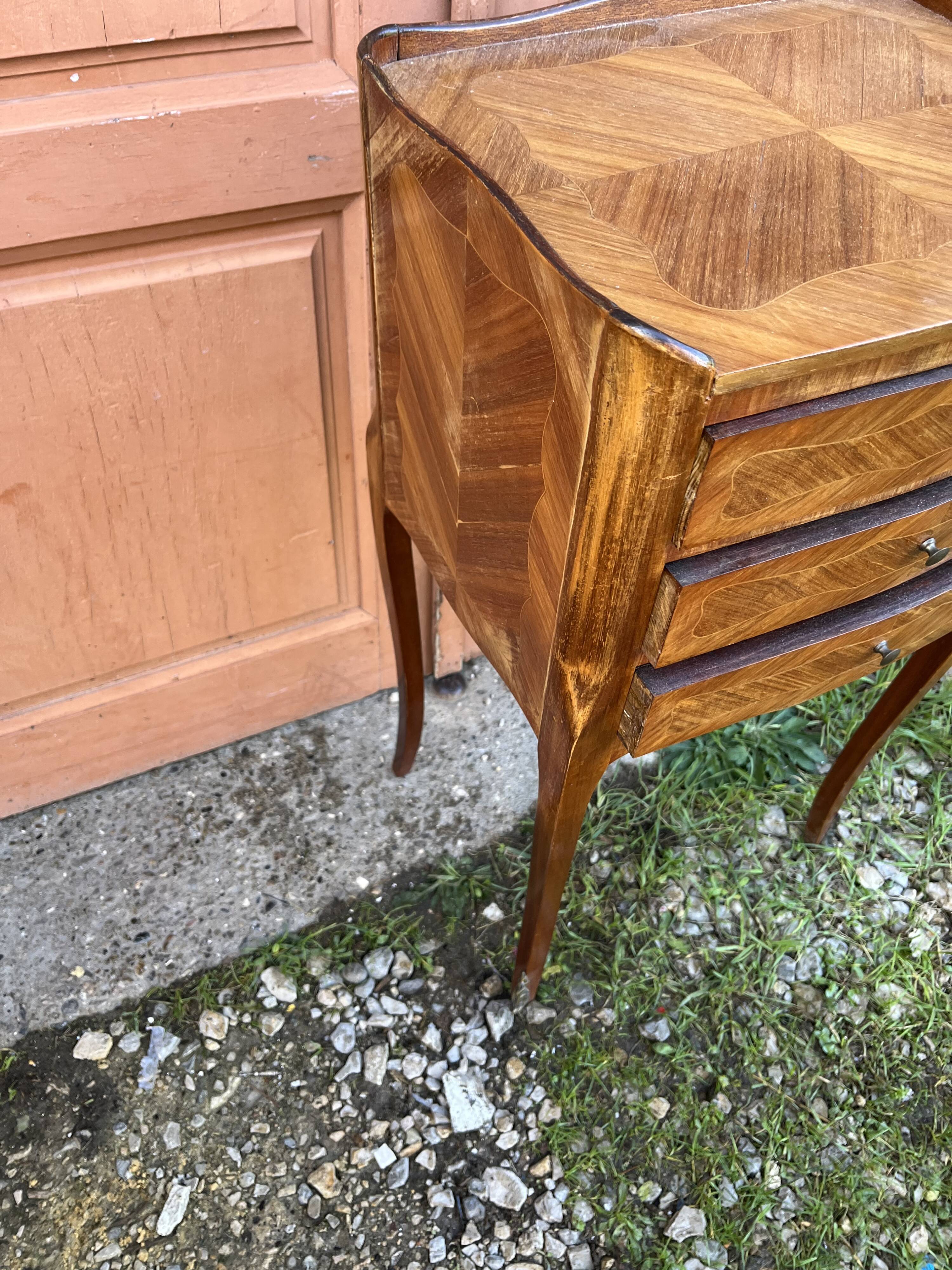 Louis XV style bedside table
