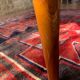 Expandable teak dining table, butterfly extension, circa 60s