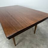 Table scandinave extensible en palissandre 1960