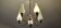 Swedish designer, chandelier, brass, glass, Sweden, 1950s