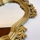 MIROIR Vintage Doré Style ROCAILLE