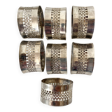 Openwork metal napkin rings