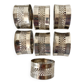 Openwork metal napkin rings