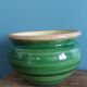Glazed terracotta flower pot