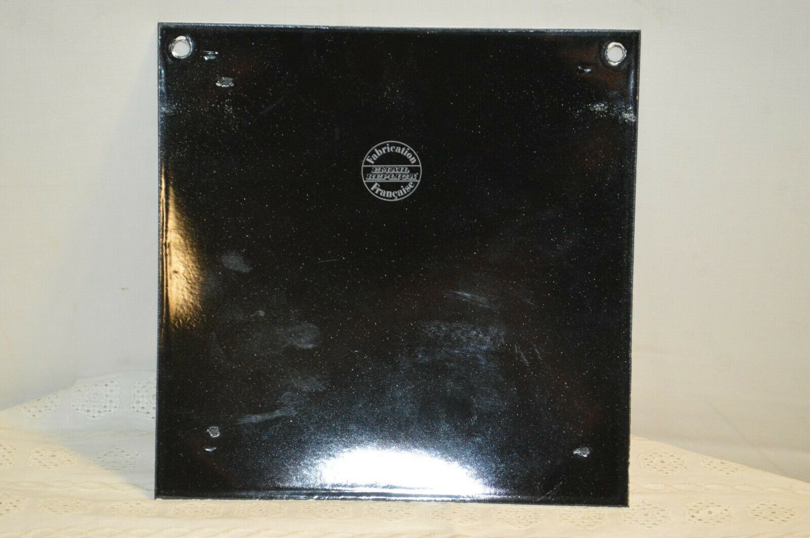 Enamelled plate "kub broth"