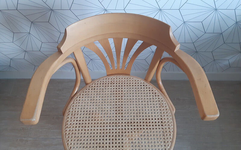 Fauteuil de bureau pivotant ZPM Radomsko - années 50.