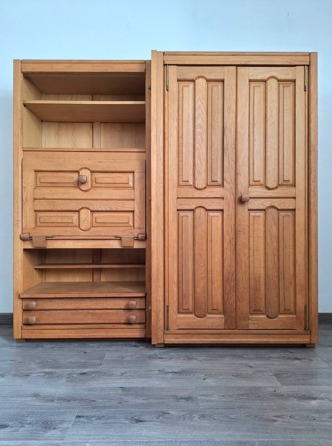 Guillerme et Chambron secretary cabinet, bar sideboard, office bookcase