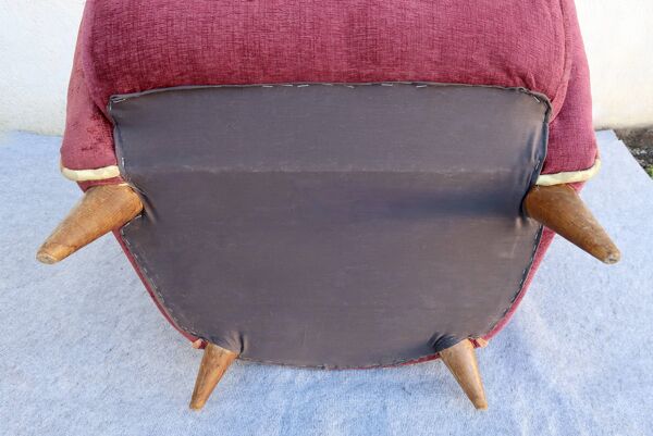 Fauteuil ''Calysse'' Design par Henri Caillon pour Erton, France, 1956